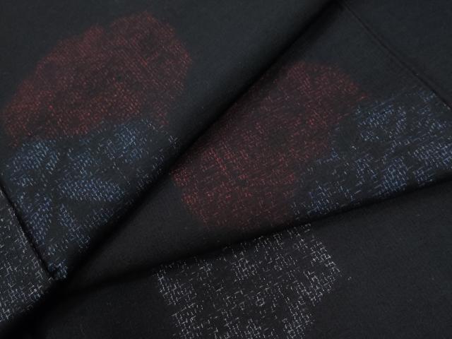 平和屋着物●結城紬 亀甲花文 正絹 逸品 未使用 CABC7029yc|平和屋