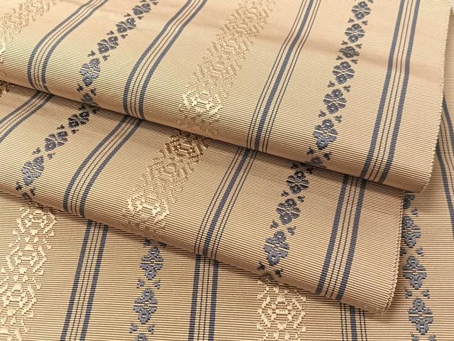 平和屋着物●本場筑前博多織　八寸名古屋帯　献上　正絹　逸品　CABG7822vp｜平和屋
