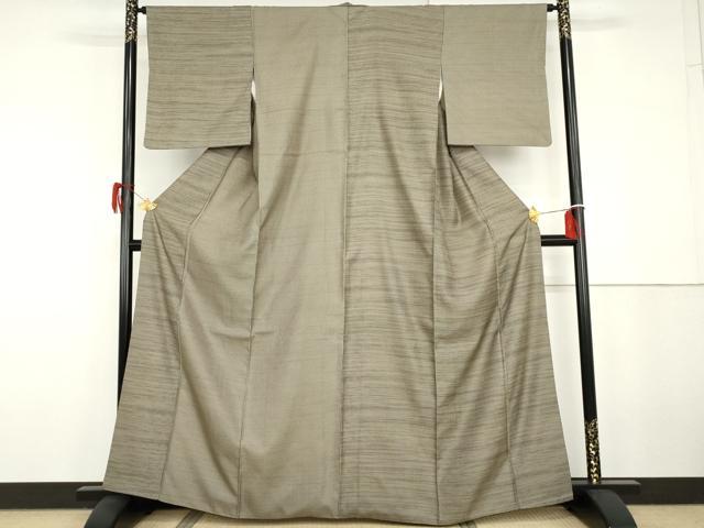 長閑やかさ屋御召しもの●御召しもの 片身代わりの人 透かし彫り やまと誂製 正絹 珠玉 AABG9906cs