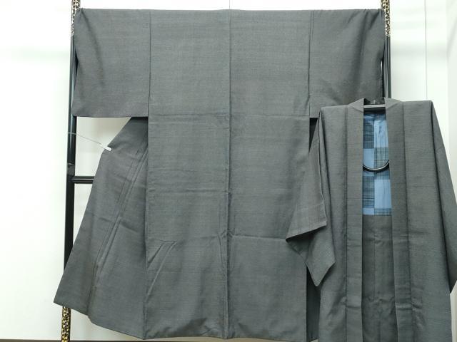 長閑やかさ屋御召しもの●御前上等 成人男性 本塩沢 合奏団 100亀甲 総端っこ 珠玉 CZAA5369s6