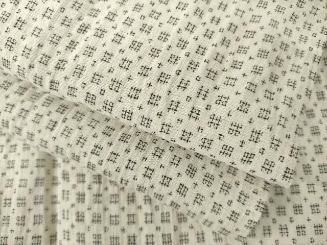 長閑やかさ屋御召しもの＊夏物 成人男性 上布 変わり透かし彫り 麻 珠玉 AABH1975ck