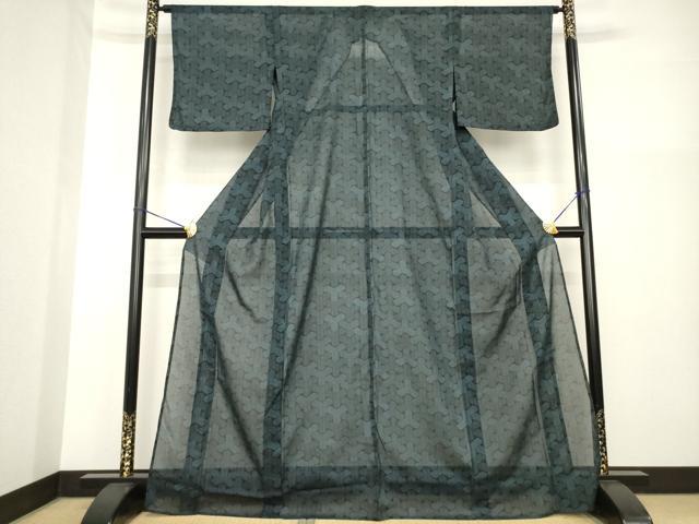 長閑やかさ屋御召しもの＊夏物 小紋 毘沙門亀甲 AABH1977ck