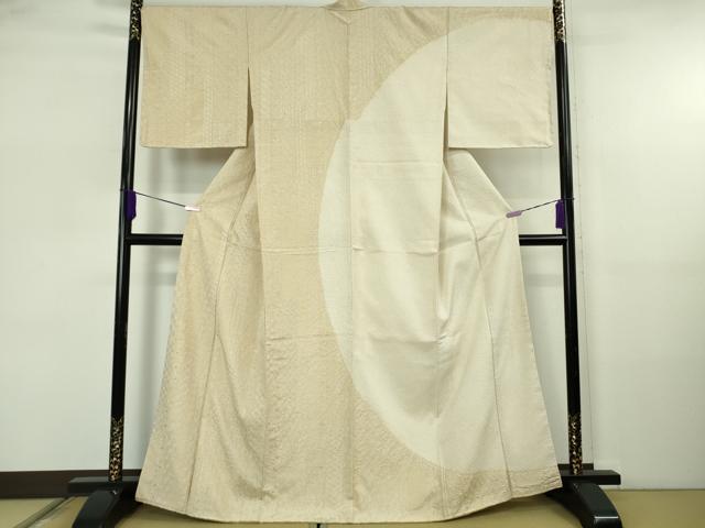 平和屋本店●極上　訪問着　紬地　刺し子　刺繍　名物裂花間道　蒸栗色地　逸品　未使用　DZAB5690kh6｜平和屋 46,800円