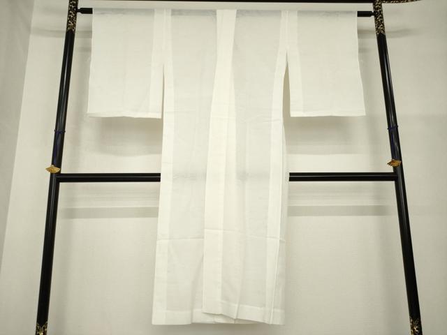 長閑やかさ屋お召しもの＊夏物 長襦袢 顕花植物紋紗 白いこと AABG9626ck