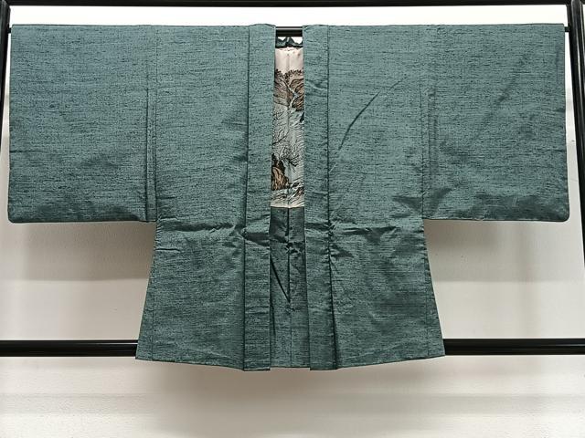 平和屋着物&infin;男性　羽織　紬地　縞　正絹　逸品　CABD4770ua｜平和屋 17,550円