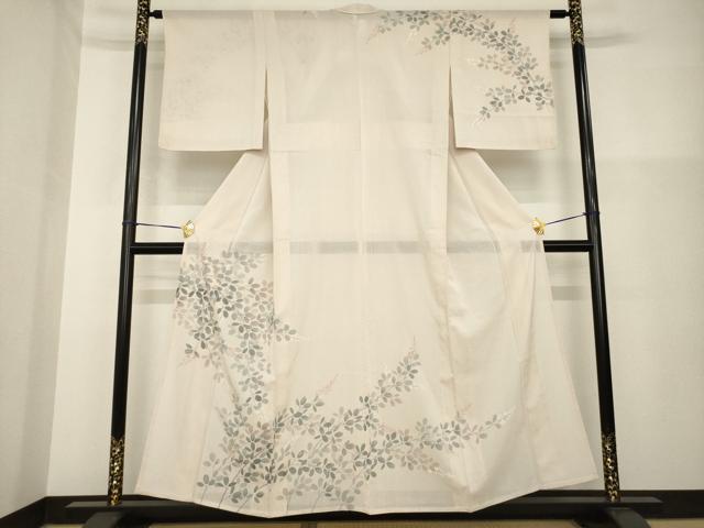 平和屋着物＊夏物 訪問着 枝花文 正絹 逸品 AABH2561ck｜平和屋