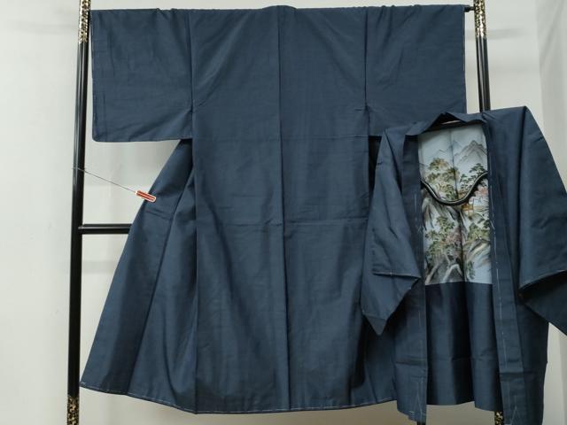 平和屋着物●男性　本場大島紬　アンサンブル　80亀甲　総詰め　正絹　逸品　未使用　CABE2466yc｜平和屋