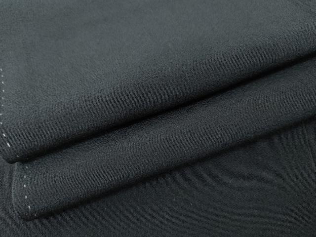 平和屋着物●上質な色無地 濃藍色 正絹 逸品 AABI2522cs|平和屋