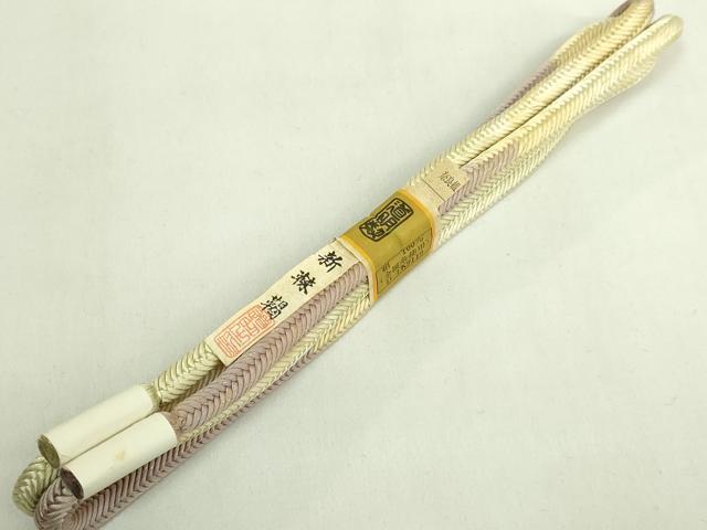 平和屋着物●極上 有職組紐道明 帯締め 奈良組 新靺鞨 宮内庁御用 国立博物館御用 東京芸術大学御用 逸品 未使用 DZAA11965kh6