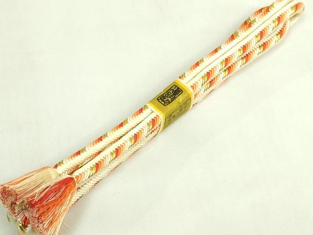 平和屋着物●極上 有職組紐道明 帯締め 奈良組 丸胡蝶 金糸 宮内庁御用 国立博物館御用 東京芸術大学御用 逸品 未使用 DZAA11973kh6