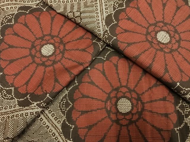 平和屋着物●本場大島紬 龍郷絣 正絹 逸品 AABH0872fy|平和屋