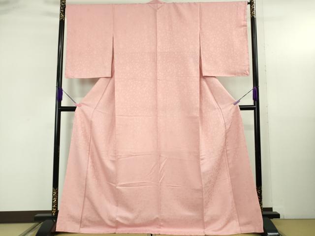 平和屋着物●極上　色無地　花唐草地紋　虹色　ロング丈　逸品　未使用　DZAB5386kh6｜平和屋