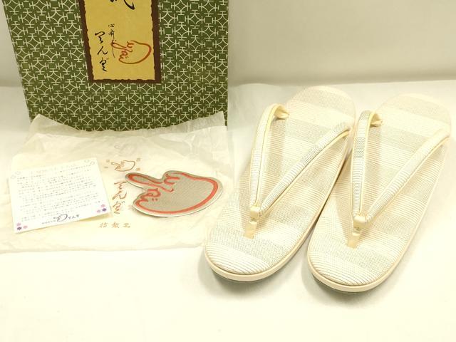 長閑やかさ屋御召しもの＊夏物 和装小物 心斎橋 てんぐ 草履 珠玉 AABG8998ay