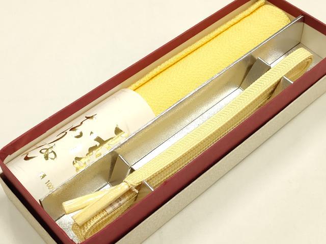 平和屋着物●和装小物 帯締め・帯揚げセット 笹浪組 丹後ちりめん 正絹 逸品 未使用 AABH6786ay
