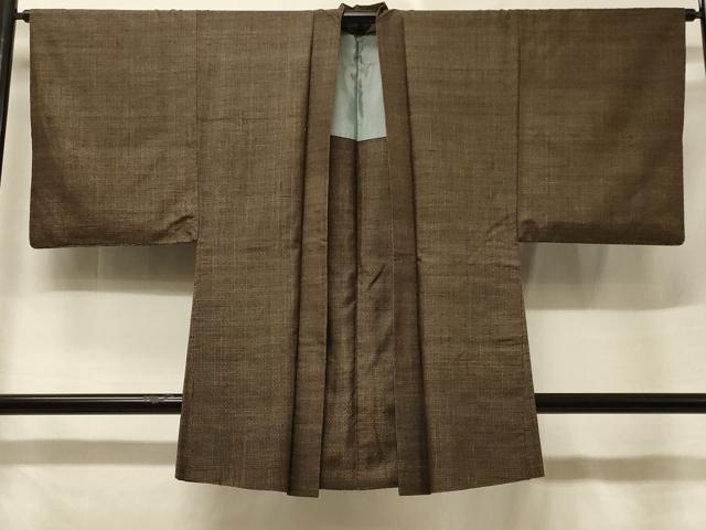 平和屋着物#男性 本場大島紬 長羽織 亀甲文 正絹 逸品 CABF1220in|平和屋