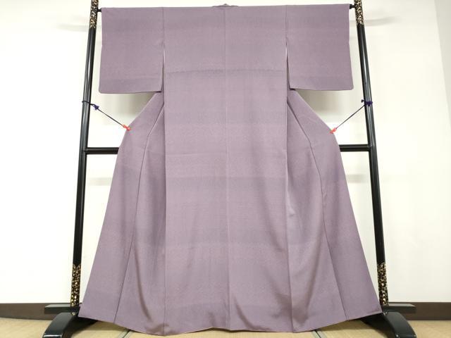 長閑やかさ屋御召しもの●日本の首都小紋 横段被子植物文 正絹 珠玉 DABD9122ud