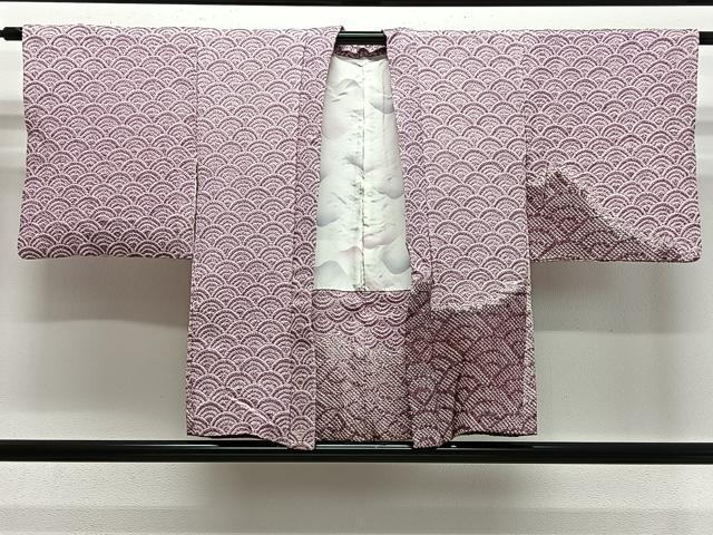 長閑やかさ屋御召しもの∞羽織 総絞り 青海波 正絹 珠玉 CABE4868ua
