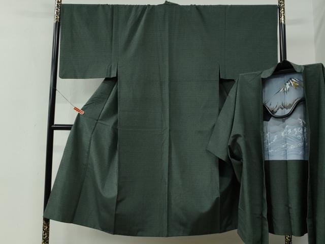 長閑やかさ屋お召しもの●成人男性 紬 合奏団 霞文 正絹 珠玉 CABE2569yc