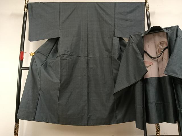 長閑やかさ屋お召しもの●成人男性 発祥地大島紬 合奏団 亀甲絣 正絹 珠玉 AABH0889fy
