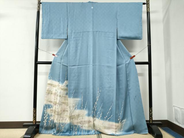 平和屋着物●豪華色留袖 作家物 刺繍 鷺 枝蕾 暈し染め 金彩 正絹 逸品 CABE2489yc|平和屋