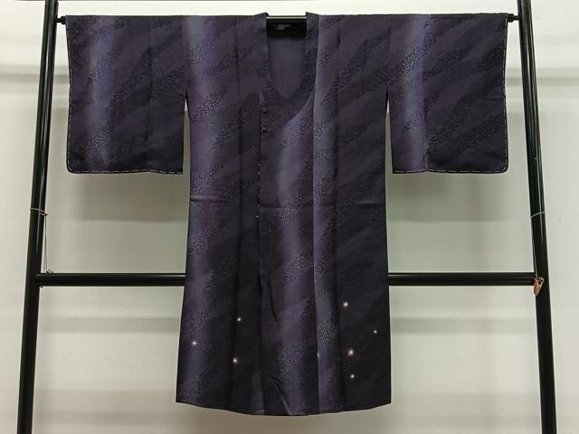 平和屋着物∞道中着 道長花文 蛍暈し ロング丈 正絹 逸品 未使用 CABE4912ua|平和屋