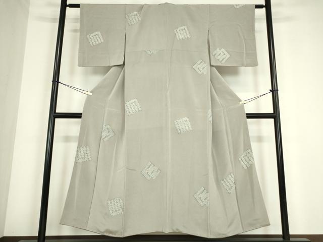 平和屋着物●上質な小紋 源氏香 金彩 正絹 逸品 DABC3629az|平和屋