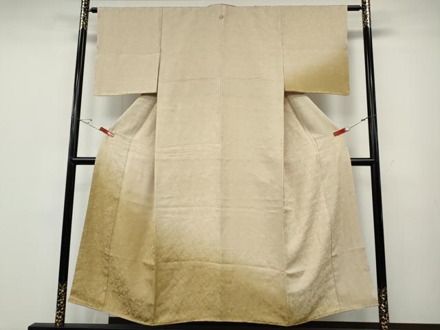 長閑やかさ屋御召しもの●短い訪問着 吉祥被子植物文 暈し染め 正絹 珠玉 CABD7557ut