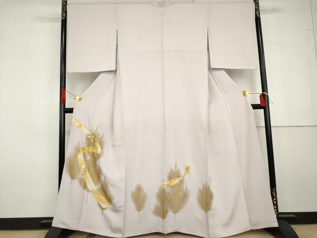 平和屋着物●豪華色留袖　駒刺繍　蔓帯花松文　金糸　金彩　正絹　逸品　AABG7910cs｜平和屋 28,470円