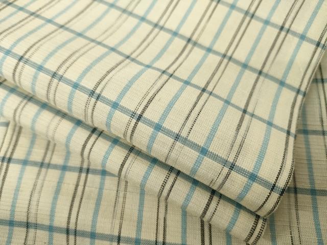 長閑やかさ屋御召しもの●飛び切りな紬 透かし彫り 正絹 珠玉 AABH4262ck