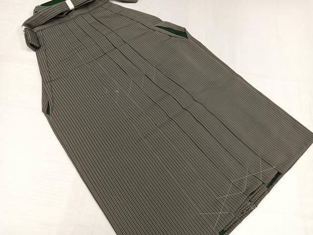 長閑やかさ屋お召しもの●成人男性 行灯袴 縞 正絹 珠玉 未当て嵌める AABH5283ph