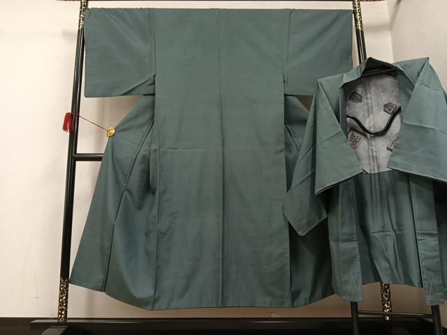 長閑やかさ屋お召しもの●成人男性 発祥地大島紬 合奏団 150亀甲 総端っこ 正絹 珠玉 AABH5341ph