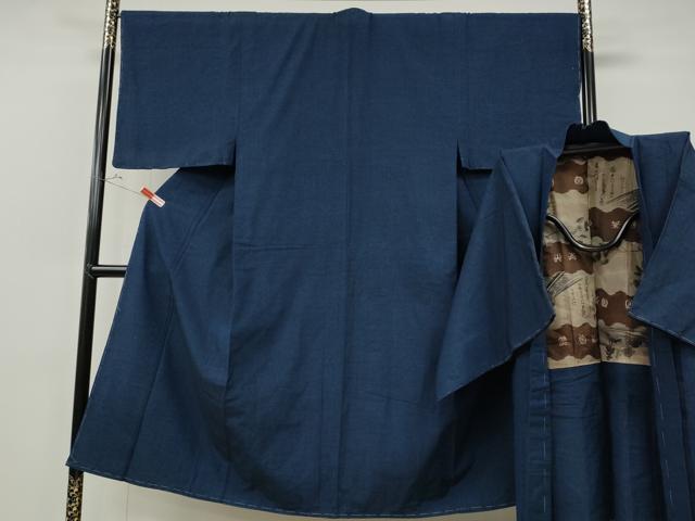 長閑やかさ屋御召しもの●成人男性 紬 合奏団 霞文 正絹 珠玉 CABE7161ut