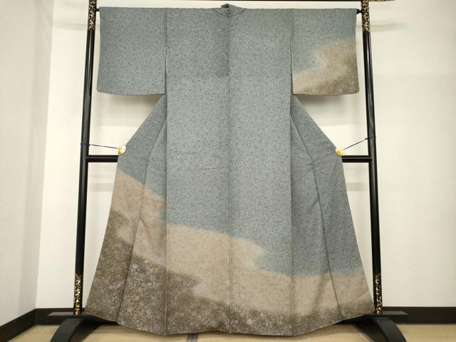 平和屋着物●訪問着　流水霞文　暈し染め　正絹　逸品　AABH7059ck｜平和屋