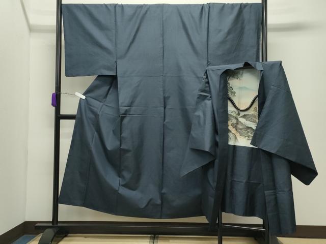 長閑やかさ屋御召しもの●成人男性 発祥地大島紬 合奏団 100亀甲 総端っこ 正絹 珠玉 CABD9204gh