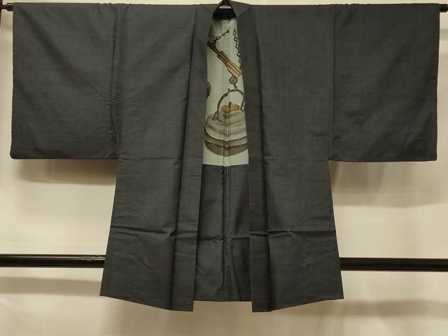 平和屋着物＃男性　本場大島紬　羽織　100亀甲　総詰め　正絹　逸品　CABF1289in｜平和屋