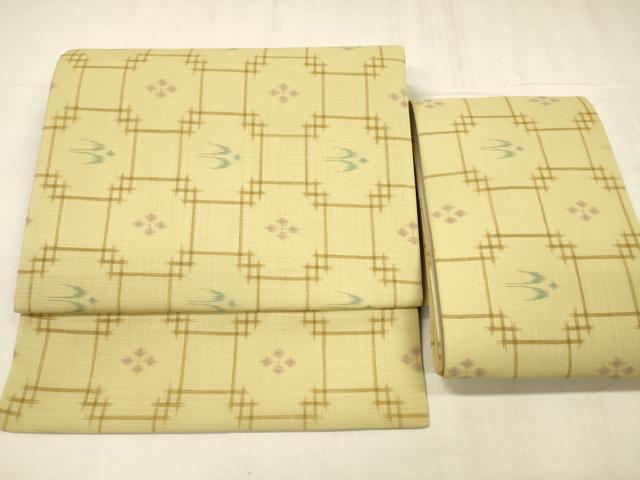 平和屋着物*夏物 つけ帯 琉球絣文様 DABD6912cm|平和屋