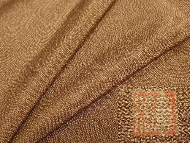 平和屋着物●江戸小紋 作家物 鮫小紋柄 鬼しぼ縮緬 正絹 逸品 DABD9362ud