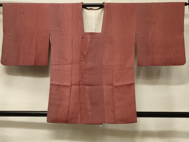 長閑やかさ屋御召しもの＃道行厚地の外套 地紋起こし 枝葉文 正絹 珠玉 CABF1326インチ