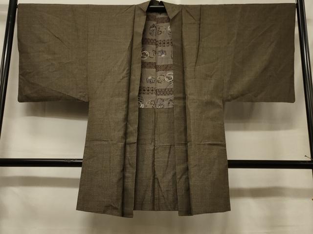 平和屋着物＃男性　本場大島紬　長羽織　絣文様　正絹　逸品　CABF1349in｜平和屋 20,800円