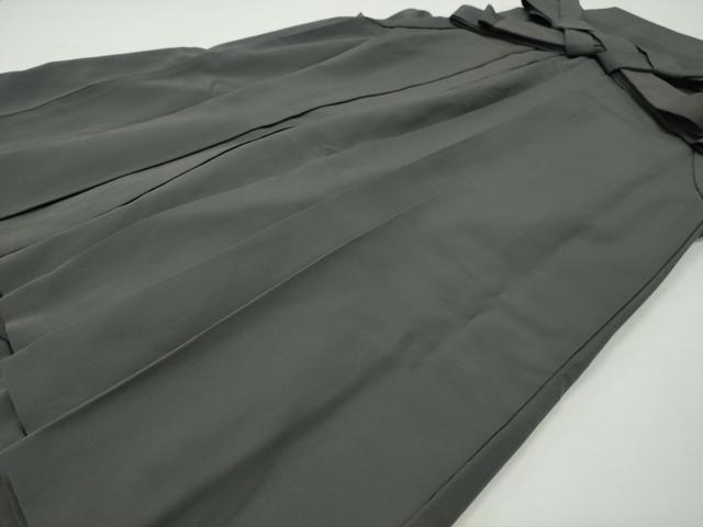 長閑やかさ屋御召しもの●成人男性 馬のり袴 墨色 正絹 珠玉 CABD9064gh