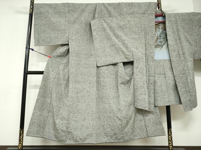 長閑やかさ屋御召しもの●成人男性 髭紬 合奏団 長羽織 キングサイズ 正絹 珠玉 未当てはめる DABD9344ud