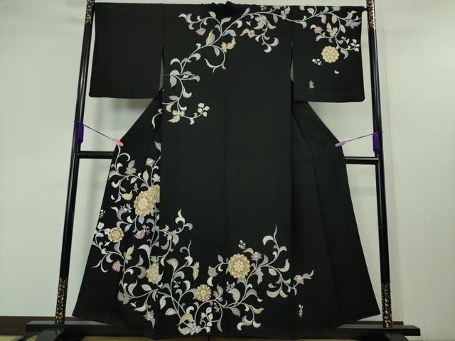 楽天市場】平和屋本店□最高級 訪問着 総刺繍 駒刺繍 宝尽くし 飛鶴文