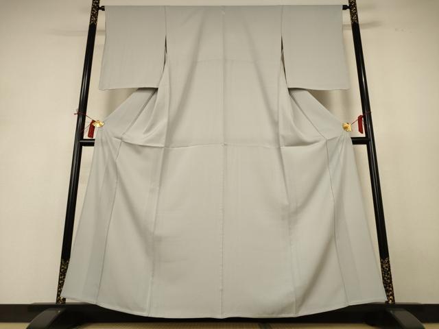 長閑やかさ屋御召しもの＊夏物 色無地 絽 ソバ切色 正絹 珠玉 AABH9471jd