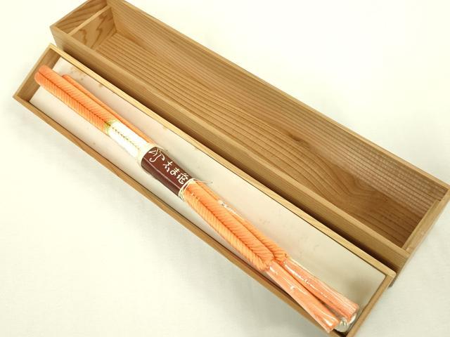 平和屋着物●極上　銀座　志ま亀　和装小物　帯締め　金糸　逸品　未使用　DZAA12122kh6｜平和屋