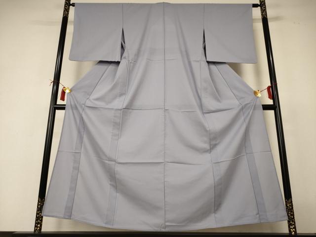 長閑やかさ屋御召しもの＊夏物 色無地 絽 しろがね色色 正絹 珠玉 AABI4798jd
