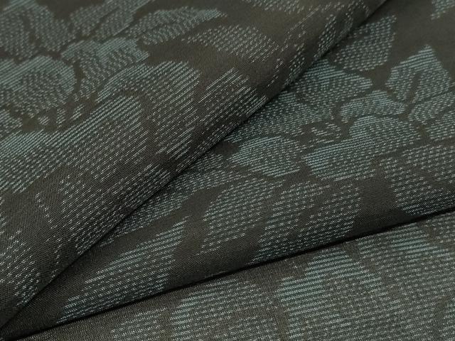 平和屋着物*夏物 本場大島紬 夏大島 草花文 正絹 逸品 AABI6571jd|平和屋