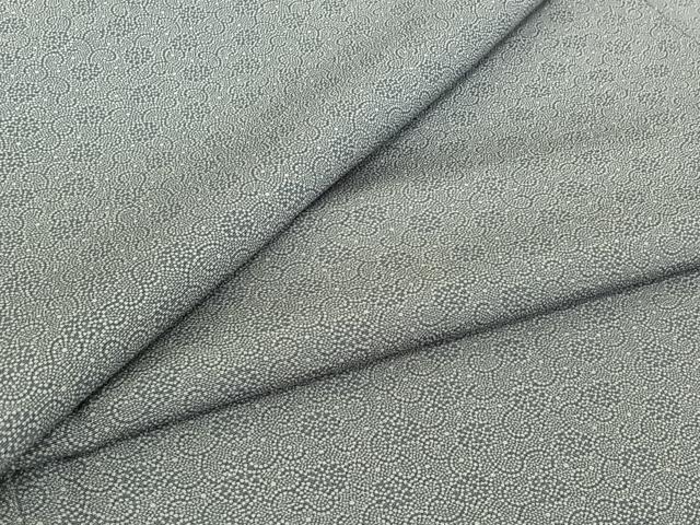 平和屋着物▽江戸小紋　単衣　花唐草文　正絹　逸品　AABH9888jh｜平和屋