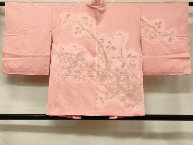 長閑やかさ屋御召しもの＃羽織 寿光織 枝葉文 正絹 珠玉 未当てはめる CABF1265インチ