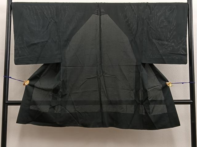 平和屋着物▽男性　羽織　スリーシーズン　春夏秋　塵除け　蝋色　正絹　逸品　BAAX5474mz｜平和屋