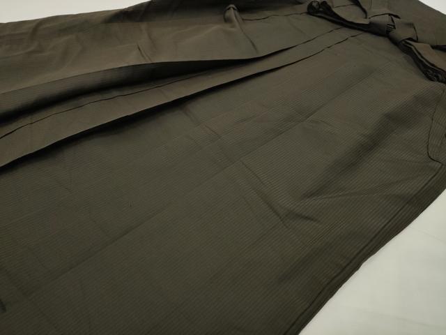 平和屋着物●男性　馬乗り袴　縞　正絹　逸品　CABG4457gh｜平和屋